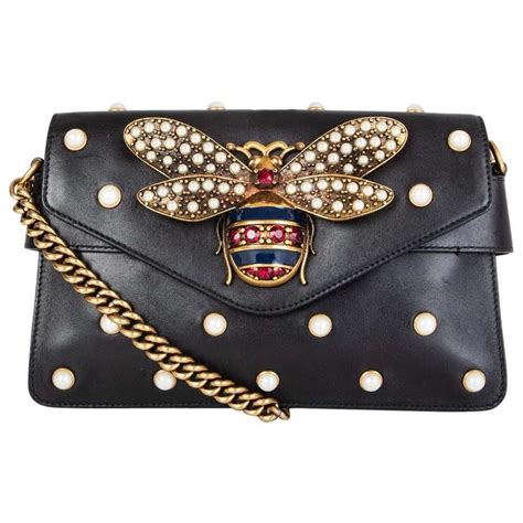 gucci broadway bee bag|Gucci bee shoulder bag.